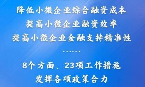 0号新闻网，承认小微企业融资​，八部门联合发文